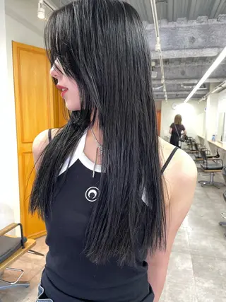 ロング カラー レイヤー／似合わせ TAKUYAのヘアスタイル