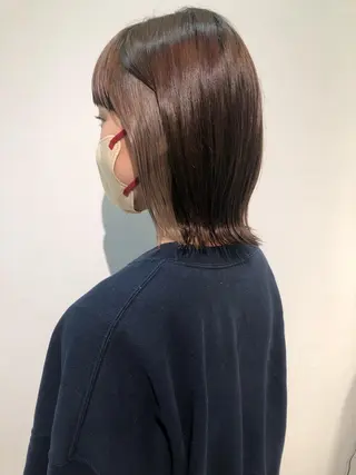 ミディアム カラー moa by clips所属・レイヤー/お顔まわり 暖色カラー🍑Amiのヘアスタイル