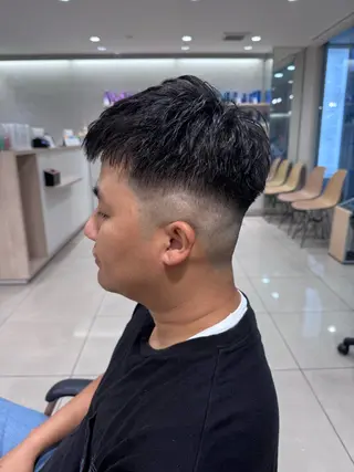 メンズ メンズカラーモデル 募集中 古内嵐史のヘアスタイル