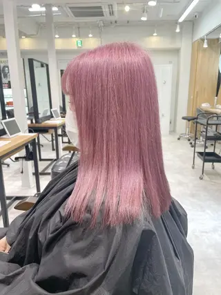 セミロング カラー 田中大星 /ボブ 縮毛矯正のヘアスタイル