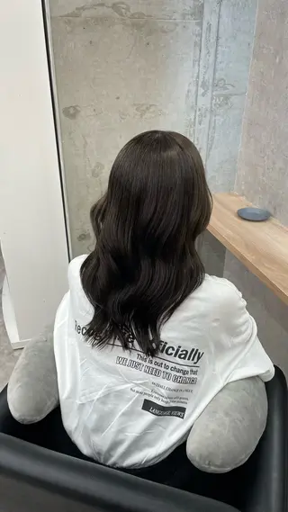 ロング カラー ブリーチ/ベージュ 💕/momoaのヘアスタイル