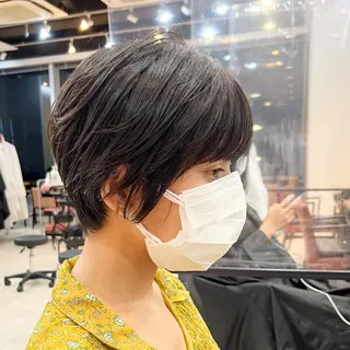 ショート メンズカット曲がる 縮毛矯正佐々木タクマのヘアスタイル