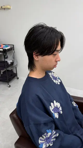 パーマ メンズ ニュアンス/フェザー /ウルフ/伶馬のヘアスタイル