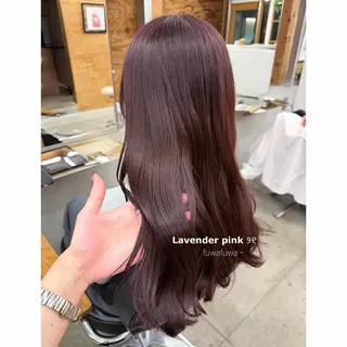 ロング カラー YUMENO/透明感 カラー/ボブパーマのヘアスタイル