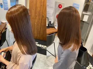 ミディアム 💎馴染むエクステ ×カラーTOMO💎のヘアスタイル