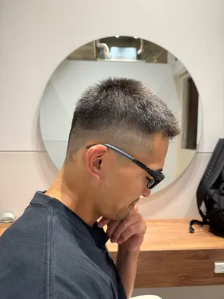 ショート メンズ オタク美容師💟 チバコナツのヘアスタイル