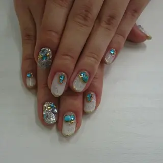 ミディアム ネイル nail salon Blancのネイルデザイン