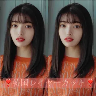 セミロング ANDIAMO SAKAE✩楓のヘアスタイル