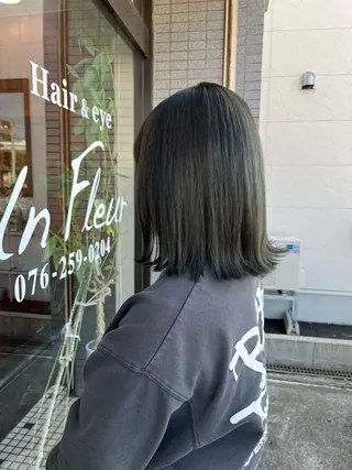 ミディアム Un Fleur所属・立野 希沙のヘアスタイル