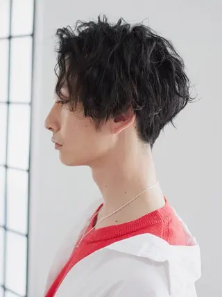 ショート パーマ メンズ 朝3分でキマる 村上陸のヘアスタイル