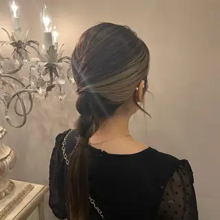 カラー m yuのヘアスタイル