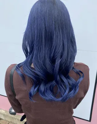 ロング カラー 💘韓国カラー💘 クルミのヘアスタイル