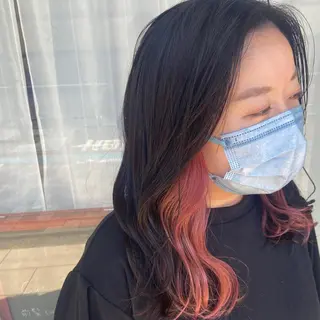 カラー 峯 志帆のヘアスタイル