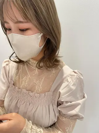 ミディアム 🪴酒井 可南子🪴のヘアスタイル