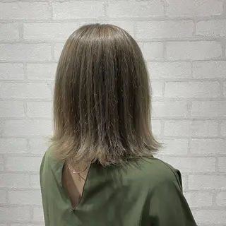 ミディアム カラー ✨ハイトーン カラー福岡拓也✨のヘアスタイル