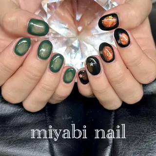 ネイル miyabi nail 桂川駅近くのネイルデザイン