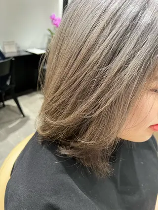 ミディアム 福田 秀好のヘアスタイル