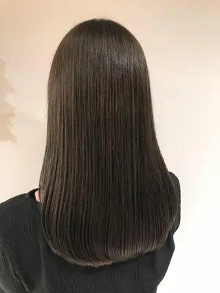 セミロング カラー 【takk】 ナカヤママサヨシのヘアスタイル