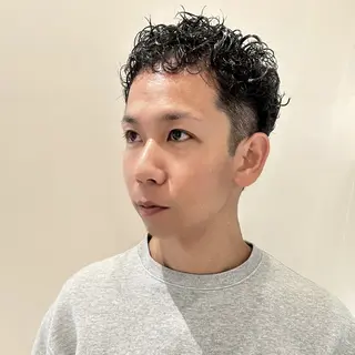 ショート パーマ メンズ 天王寺阿倍野/メンズ /REIJI🌟のヘアスタイル