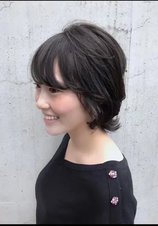 ショート メンズ特化 刈り上げない/金井のヘアスタイル