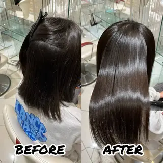 セミロング 髪質改善美容師 鈴木のヘアスタイル