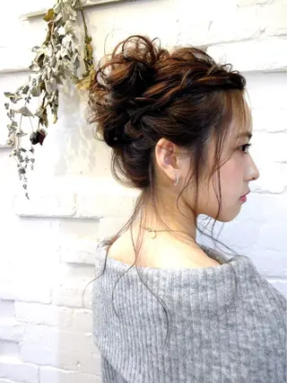 ロング まつパ・ヘアセット ♡Chinami♡のマツエク・マツパデザイン