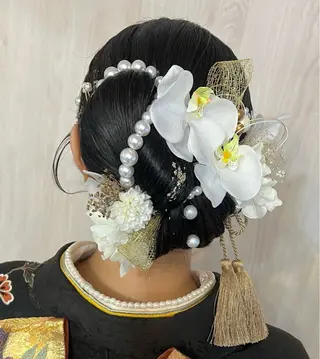 セミロング 【カメレオン】 しょうた  みくꨄのヘアスタイル