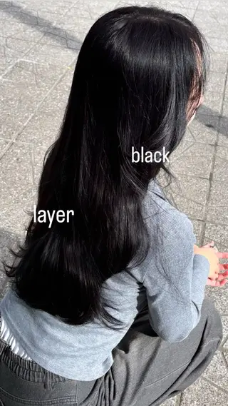 ロング カラー 🍓ハイトーンカラー 🎀nene🍓のヘアスタイル