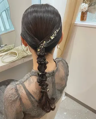 ロング ヘアアレンジ Mila chihiroのヘアスタイル