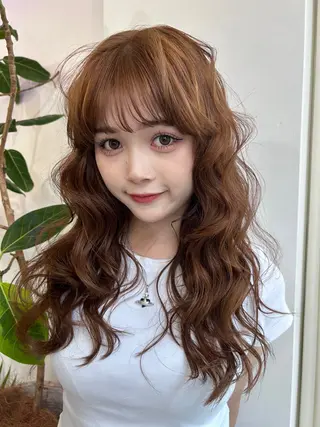 カラー ness 一花のヘアスタイル