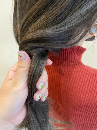 ロング ボブ/透明感カラー 🧸YUI❤️のヘアスタイル