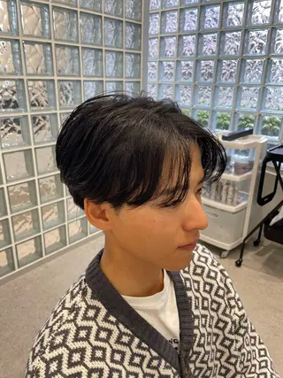 パーマ メンズ 無料ショートモデル 募集中❗️秋山ひらいのヘアスタイル