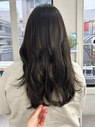 ロング カラー レイヤーボブ/ 艶カラー/サナ🌼のヘアスタイル