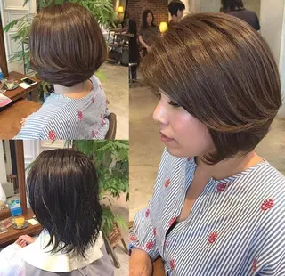 ショート カラー ヘアアレンジ SALOWIN銀座VORT所属・小林 佳祐のヘアスタイル