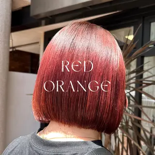 ショート カラー ハイトーン/暖色/ 眉/メイク/Rinaのヘアスタイル