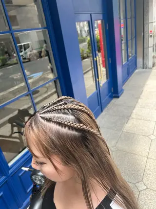 セミロング ヘアアレンジ ブラックヘア🧜‍♂ 😈itsuki👿のヘアスタイル