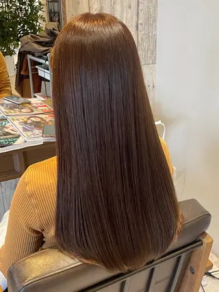 ロング カラー RECEL 多治見店所属・RECIEL多治見店 松本恵美子のヘアスタイル