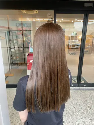 ロング カラー 林 菜穂実のヘアスタイル