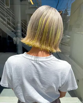 ミディアム カラー Masena所属・💎韓国風レイヤー /ボブ💎Namiのヘアスタイル