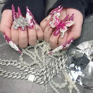 ネイル スカルプ💅🏻 /ホワイトニングのネイルデザイン