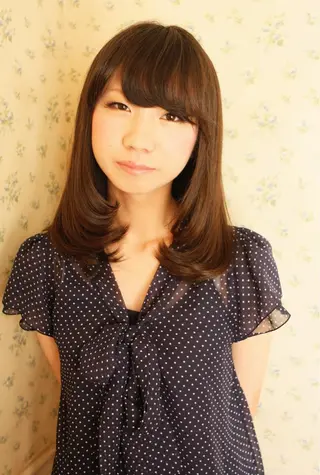 セミロング カラー marie-anne 浜松元目店のヘアスタイル