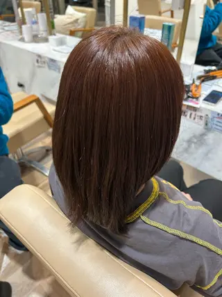 ミディアム カラー ヘアメイクwill野田阪神店所属・石井 悠のヘアスタイル