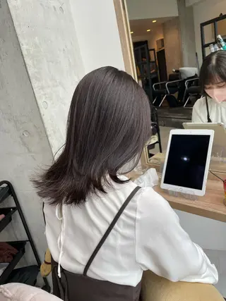 ミディアム ✨透明感カラー 恵比寿HAYATO✨のヘアスタイル