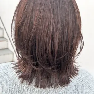 ミディアム カラー 白髪ぼかし/ショート 特化🌟サトウユキのヘアスタイル