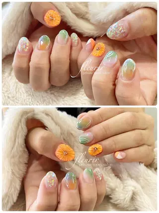 ネイル フルリール 【プライベートサロンのネイルデザイン