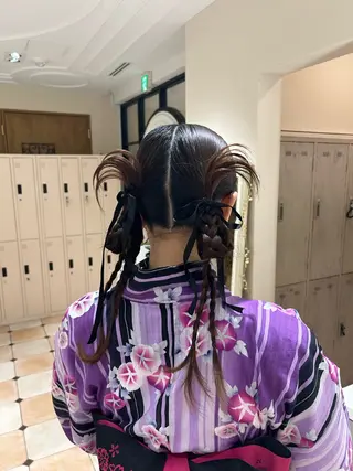 ヘアアレンジ ヘアアレンジ /カラー和田茉日琉のヘアスタイル