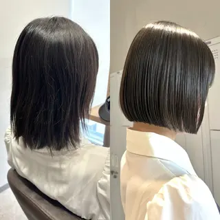 ショート 髪質改善/縮毛矯正/ ボブ/店長/水野拓也のヘアスタイル