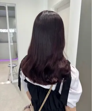 ロング miku/ラベンダー 透明感カラー🪻❤︎のヘアスタイル