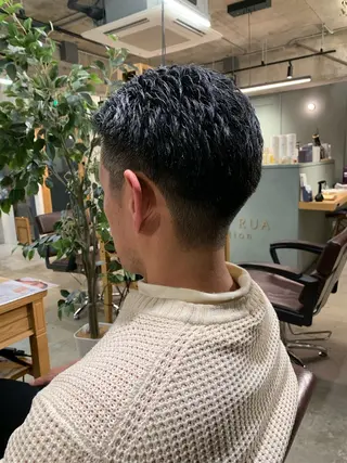 ショート メンズ TONUKOA RUA下北沢店【トヌコア ルア】所属・丸山璃子 /パーマ/レイヤーのヘアスタイル