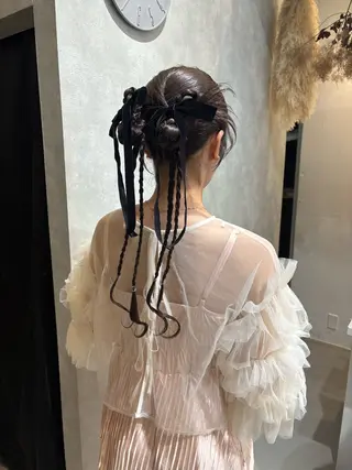 ヘアアレンジ chic  有山 美瑠のヘアスタイル